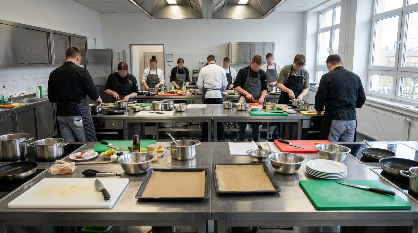Im Projekt „Cooking into the future“ entwickeln Berufsschulen aus Wolgast, Greifswald und dem polnischen Landkreis Wałcz gemeinsame Ausbildungsinhalte für die Gastronomie. Das Vorhaben läuft bis 2028 und wird mit knapp 1,3 Millionen Euro gefördert.
