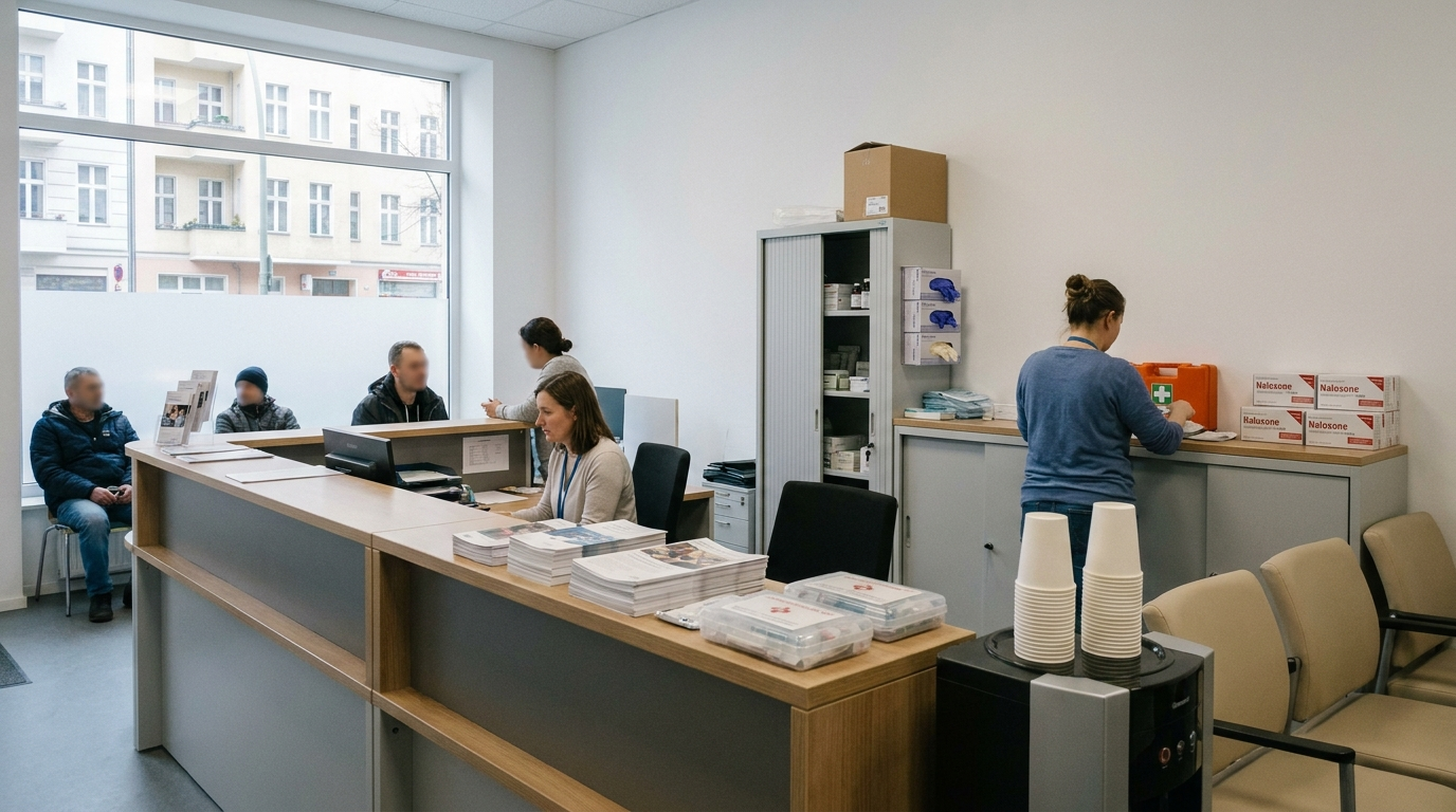Beratungsstelle für Suchthilfe mit Informationsangeboten und medizinischer Unterstützung in Berlin