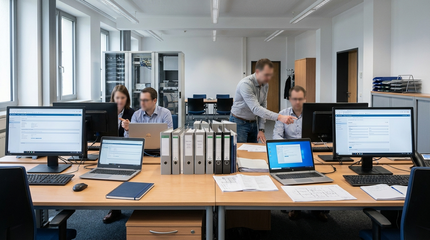 Mitarbeiter von Land und Kommunen arbeiten an digitalen Verwaltungsdiensten in Mecklenburg-Vorpommern