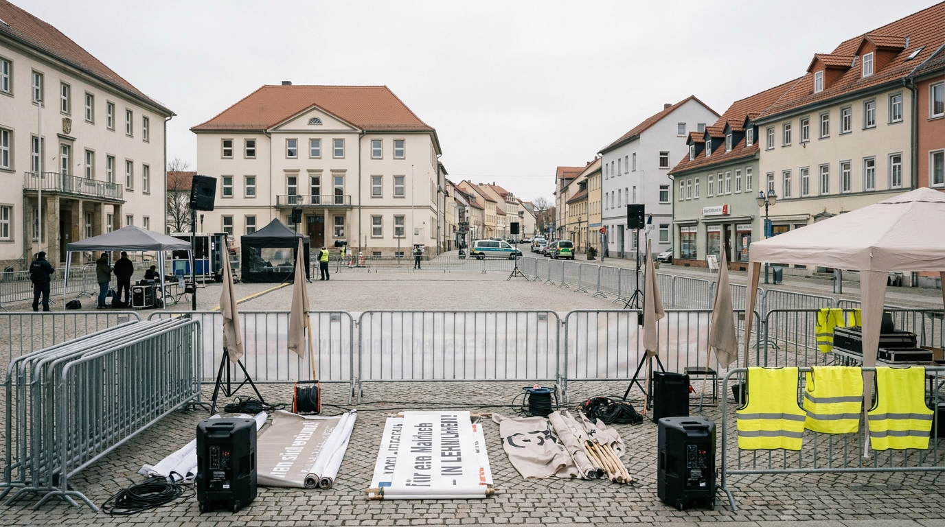 Vorbereitungen für den Christopher Street Day in Sonneberg nach dem Gerichtsbeschluss