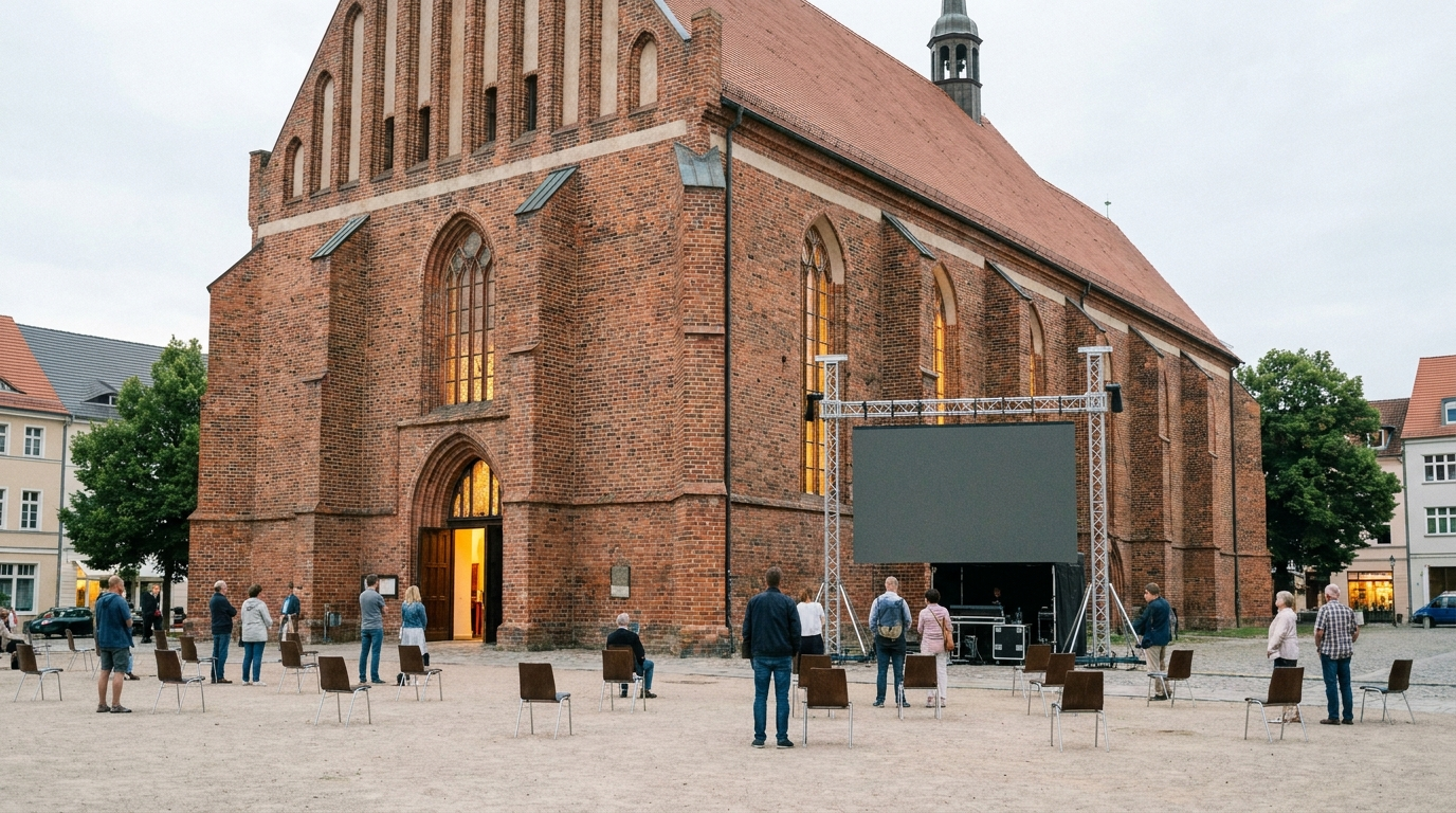 Neubrandenburg feiert am 16. Juli 2026 das 75-jährige Bestehen der Philharmonie und 25 Jahre Konzertkirche mit einem Festkonzert und einer öffentlichen Liveübertragung unter freiem Himmel.