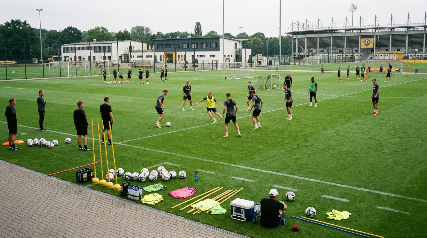 Dynamo Dresden bereitet sich mit Neuzugang Ben Bobzien auf die Saison vor